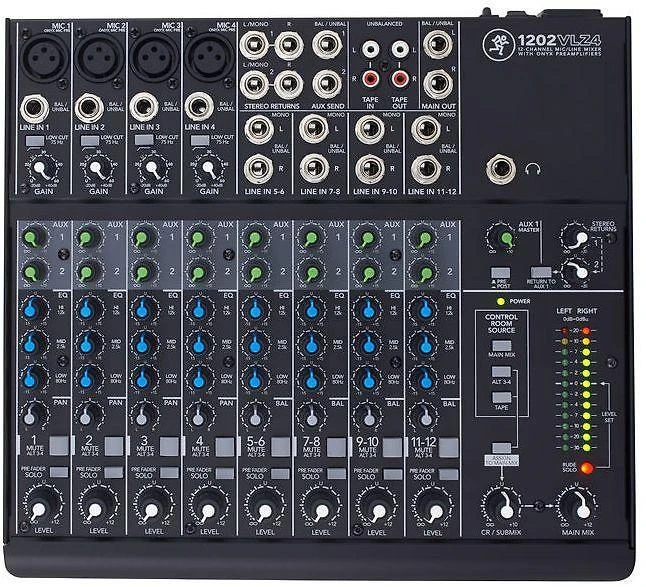 MCK Mackie 1202VLZ4 garsų maišiklis 12 kanalai 20 – 20000 Hz