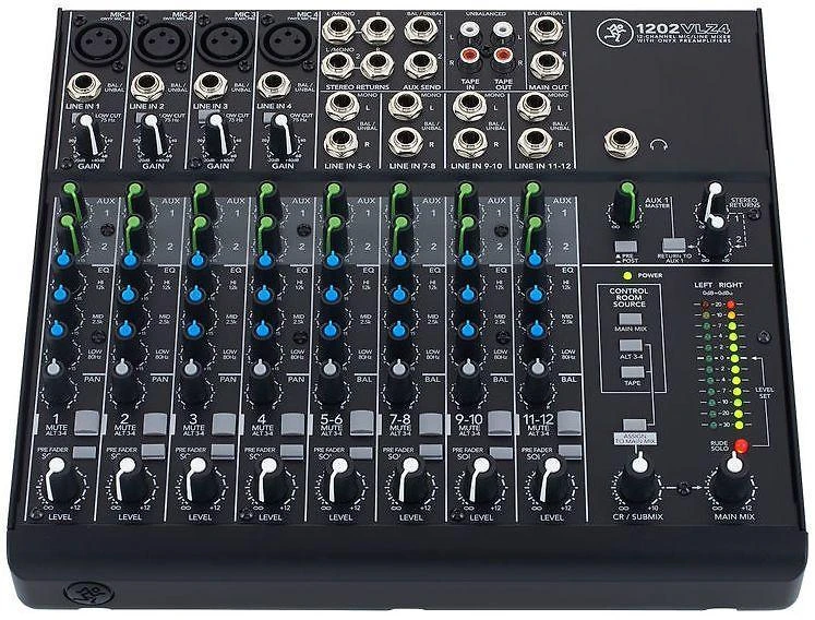 MCK Mackie 1202VLZ4 garsų maišiklis 12 kanalai 20 – 20000 Hz