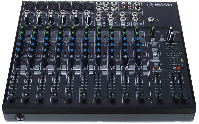 MCK Mackie 1402VLZ4 14 kanalai 20 – 50000 Hz Juoda