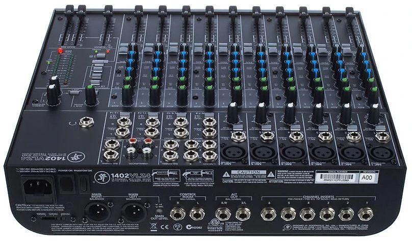MCK Mackie 1402VLZ4 14 kanalai 20 – 50000 Hz Juoda