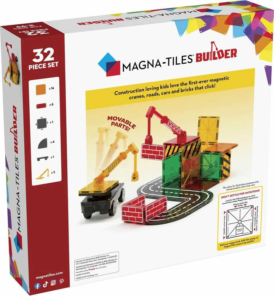 MAGNA-TILES - Statybinių plytelių 32 dalių rinkinys (90226)