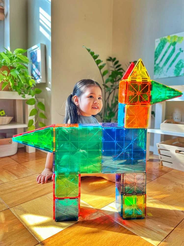 MAGNA-TILES Konstruktorius „Spalvos“, 100 det.