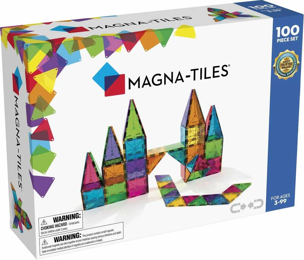 MAGNA-TILES Konstruktorius „Spalvos“, 100 det.