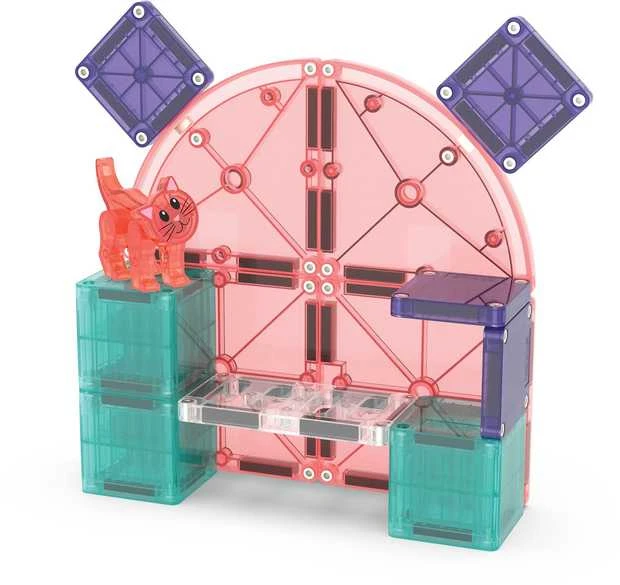 MAGNA-TILES Magnetinis konstruktorius „Kačiuko draskyklė“, 13 det.