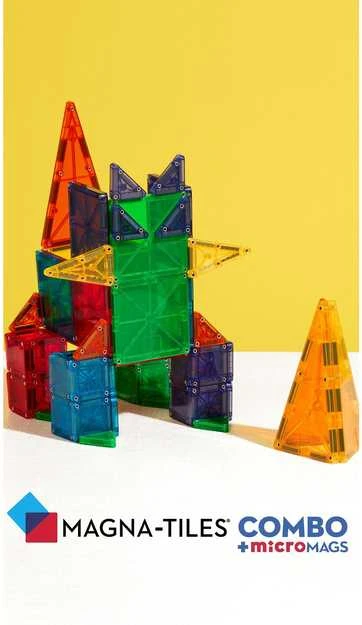 MAGNA-TILES - microMAGS rinkinys 46 vnt. (90293)