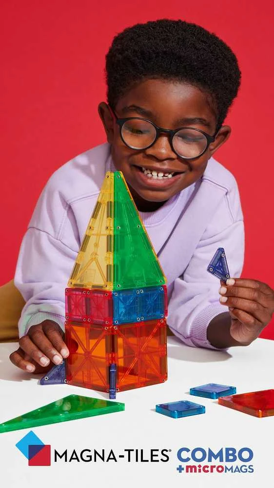 „Magna-Tiles“ – „microMAGS Combo“, 62 vnt. (90294)
