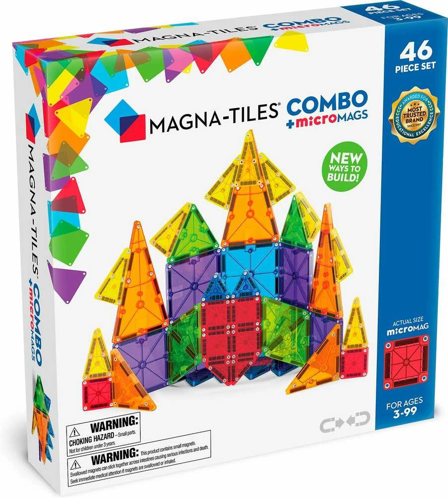 MAGNA-TILES - microMAGS rinkinys 46 vnt. (90293)