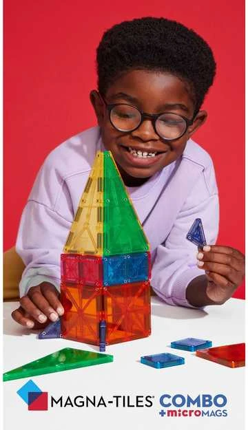„Magna-Tiles“ – „microMAGS Combo“, 62 vnt. (90294)