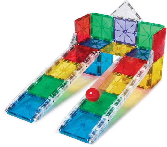 MAGNA-TILES Magnetinis konstruktorius „Kamuoliuko trasa“, 33 det.