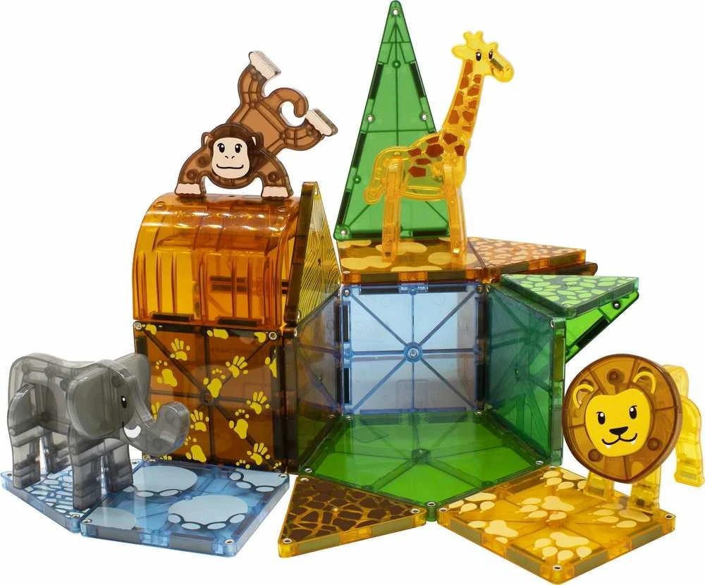 MAGNA-TILES Magnetinis konstruktorius „Safaris“, 25 det.