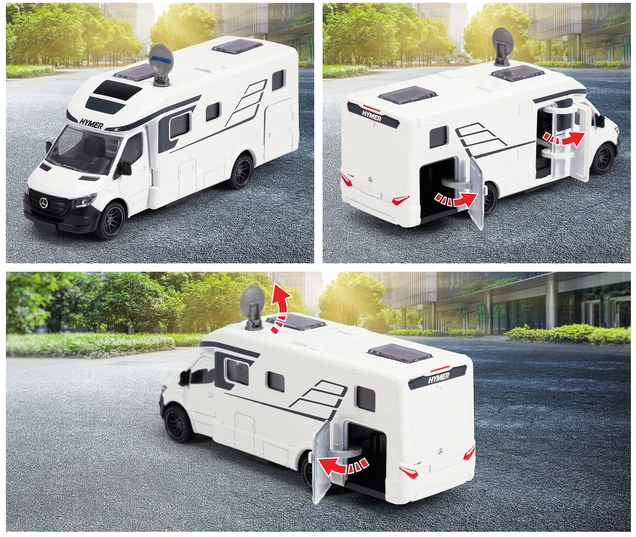 Majorette Hymer B klasės kemperis ant ratų