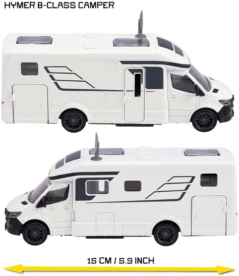 Majorette Hymer B klasės kemperis ant ratų