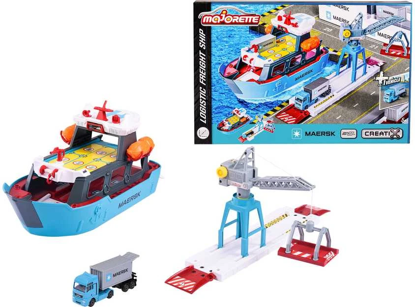 Majorette Spin Master Rinkinys Maersk + 1 pojazd