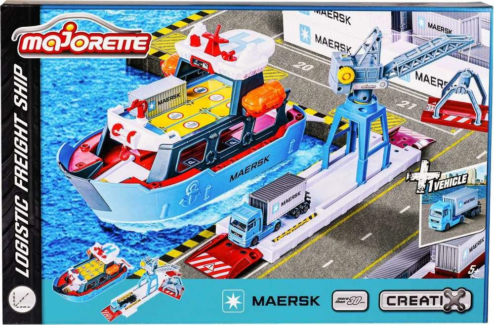Majorette Spin Master Rinkinys Maersk + 1 pojazd