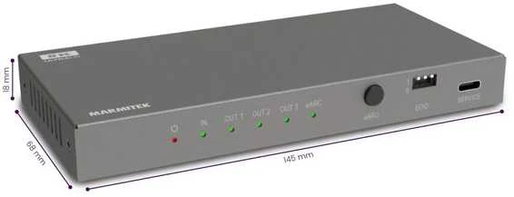 Marmitek Connect AE34 HDMI eARC-audiojakaja ja audioerotin