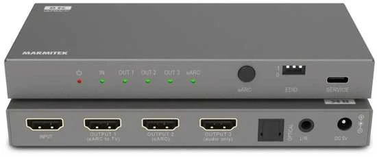 Marmitek Connect AE34 HDMI eARC-audiojakaja ja audioerotin