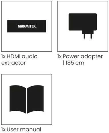 Marmitek Connect AE34 HDMI eARC-audiojakaja ja audioerotin
