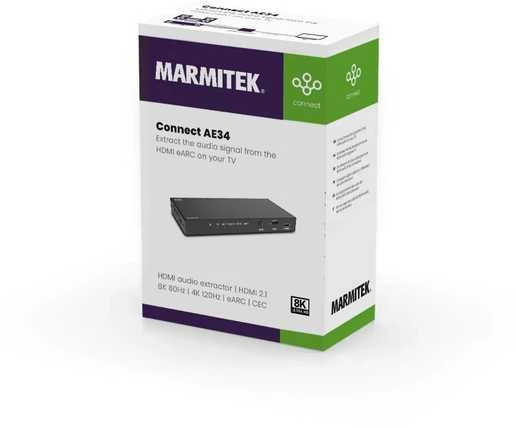 Marmitek Connect AE34 HDMI eARC-audiojakaja ja audioerotin