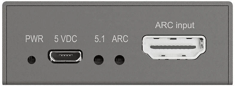 „Marmitek Connect ARC13“ AV perdavimo sistema, 5 V, 55 mm, 70 mm, 20 mm, 80 g, HDMI, RCA, USB A tipo į Micro USB B tipo
