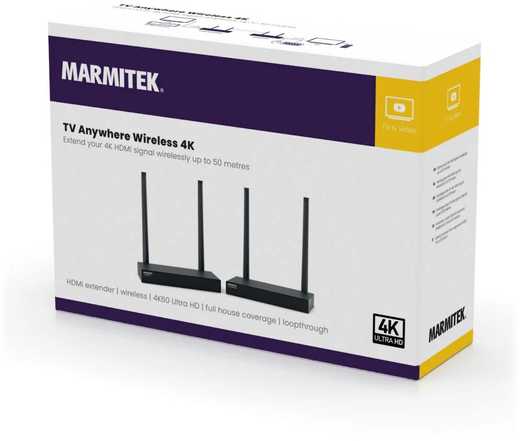 Marmitek TV Anywhere Wireless 4K langaton HDMI-järjestelmä