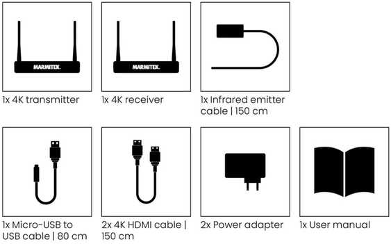 Marmitek TV Anywhere Wireless 4K langaton HDMI-järjestelmä