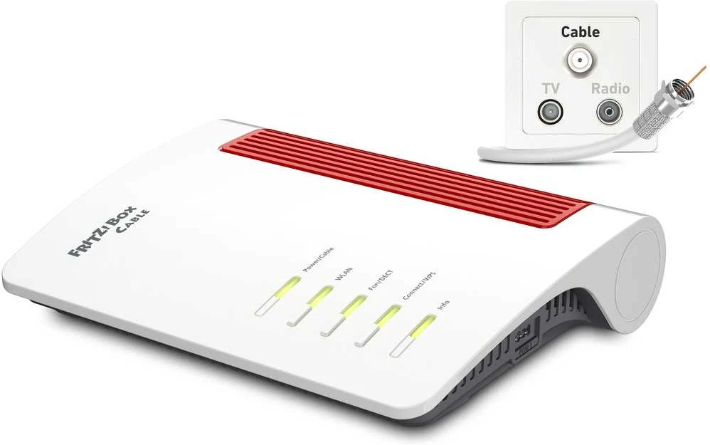 Maršrutizatorius AVM FRITZ!Box 6670 Cable langaton Dual Band WiFi 7 -kaapelimodeemi