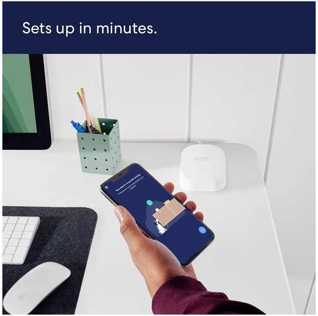Maršrutizatorius eero 6+ AX3000 Wi-Fi 6 mesh-järjestelmä, 3 kpl