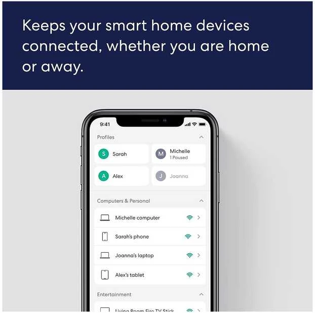 Maršrutizatorius eero 6+ AX3000 Wi-Fi 6 mesh-järjestelmä, 3 kpl