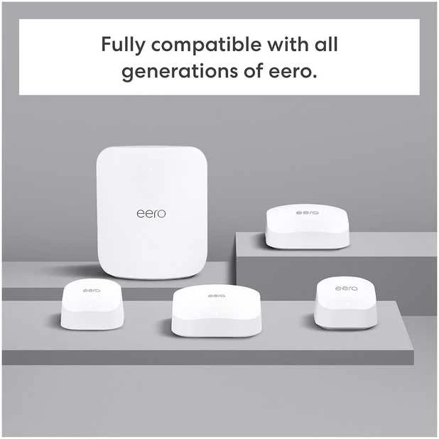 Maršrutizatorius eero 7 BE5000 Dual-Band Wi-Fi 7 mesh-järjestelmä, 3 kpl