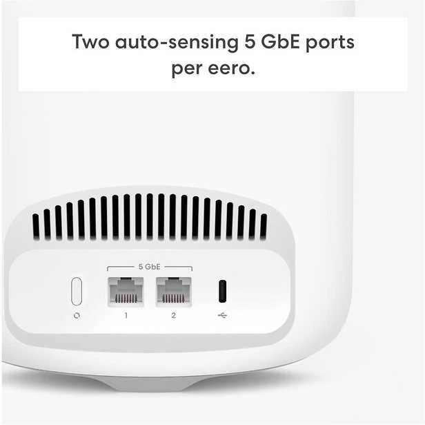 Maršrutizatorius eero Pro 7 BE10800 Tri-Band Wi-Fi 7 mesh-järjestelmä, 3 kpl