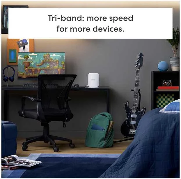 Maršrutizatorius „eero Pro 7 BE10800 Tri-Band Wi-Fi 7 mesh-reititin“, 1 kpl