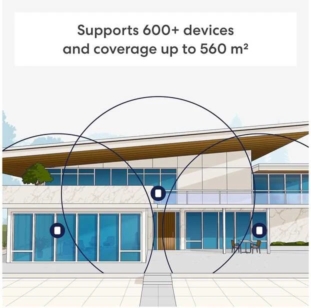 Maršrutizatorius eero Pro 7 BE10800 Tri-Band Wi-Fi 7 mesh-järjestelmä, 3 kpl
