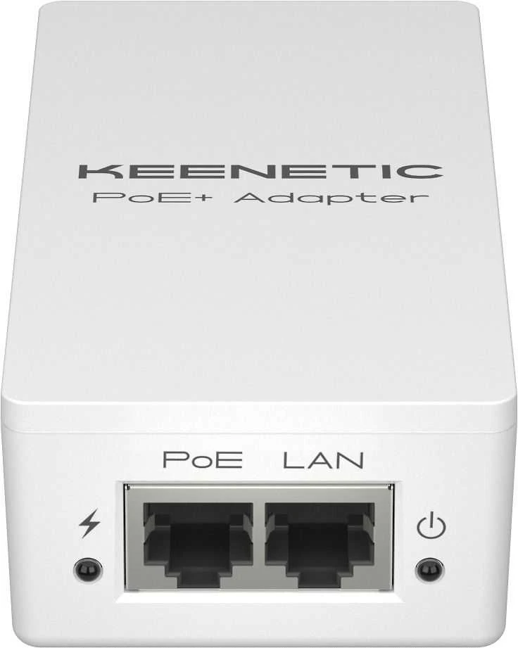 Keenetic PoE+ adapteris su LAN jungtimis