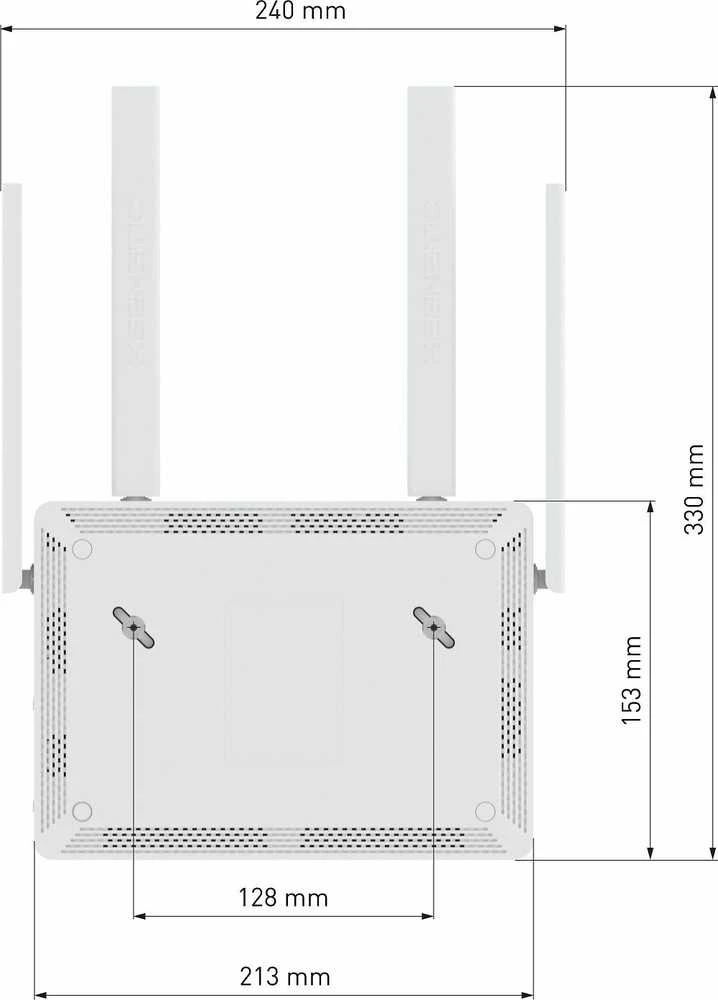 „Keenetic Hopper DSL“ (KN-3610) AX1800 „Mesh Wi-Fi 6 Supervectoring“ VDSL2/ADSL2+ modemas, maršrutizatorius su 4 prievadų gigabito išmaniuoju komutatoriumi ir USB 3.0 prievadu