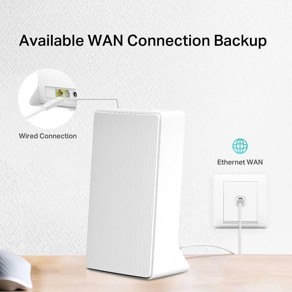 Mercusys | Wireless Dual Band Gigabit Maršrutizatorius | MB230-4G | 300 Mbit/s | 10/100/1000 Mbit/s | Ethernet LAN (RJ-45) jungtys 2 | 4G + | Antenna type Internal | 36 mėn.