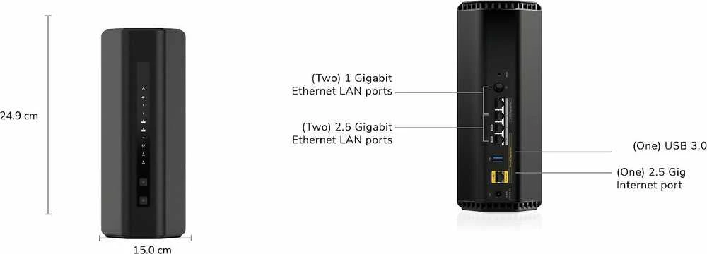 Maršrutizatorius Netgear Nighthawk WiFi 7 RS300-100EUS