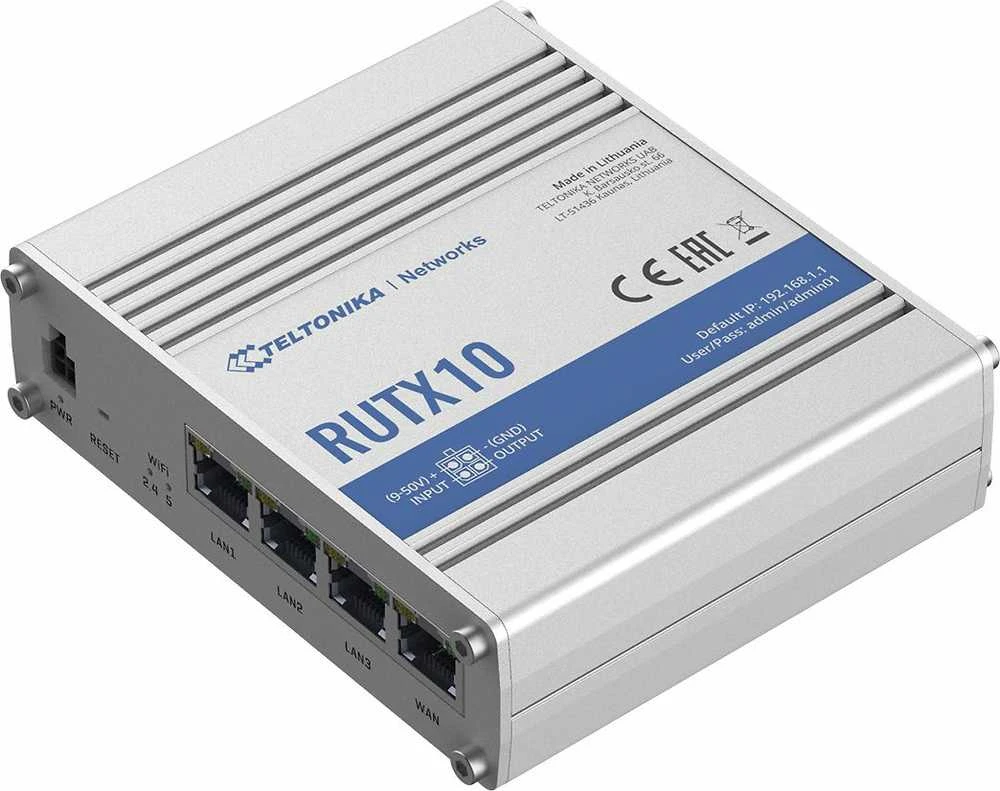 Šakotuvas Maršrutizatorius belaidis Teltonika RUTX10000000 (2,4 GHz, 5 GHz)