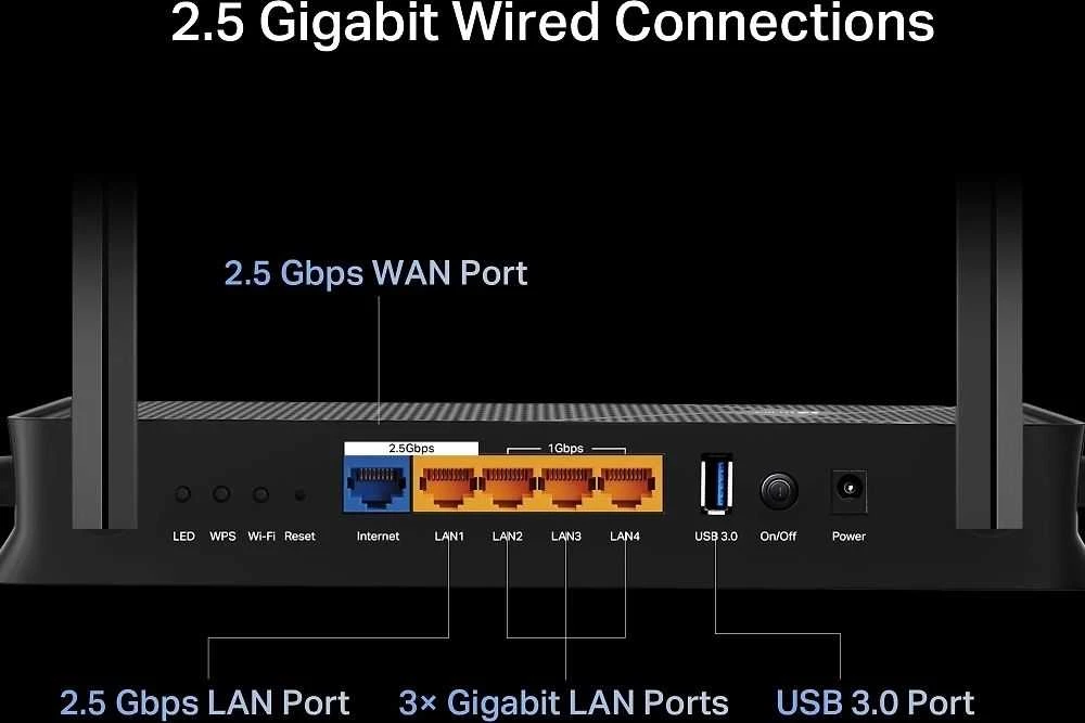 Maršrutizatorius TP-Link Archer BE230 | Wi-Fi 7 | 802.11be | 3570 Mbit/s
