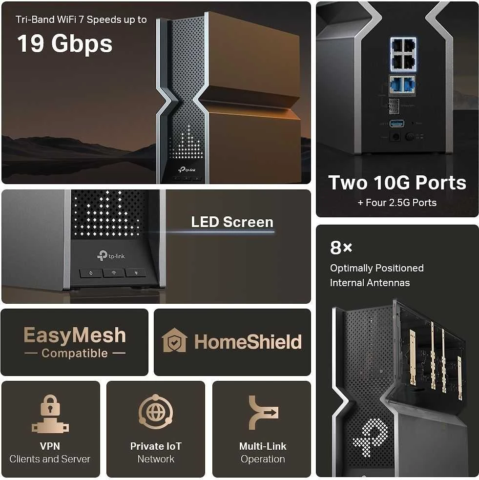 Maršrutizatorius Tp-link Archer BE800