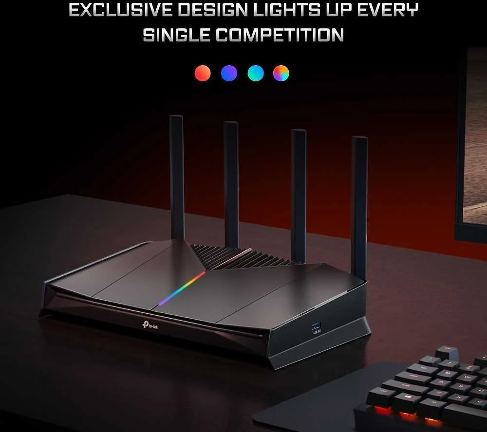 TP-Link Archer GE230 EasyMesh WiFi7 maršrutizatorius (BE3600, 2,4GHz/5GHz, 1x2,5GbEWAN, 1x2,5GbELAN, 3xGbE, 1xUSB3.0)