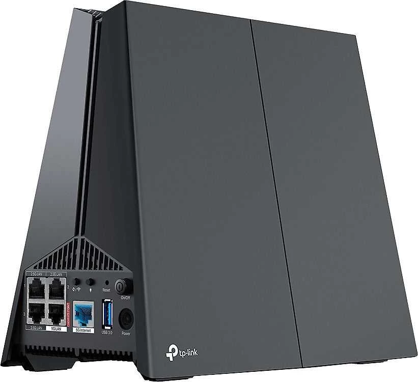 Maršrutizatorius TP-Link Archer GE550 Gaming-router, Tri-Band WiFi 7, 9.220 Mbit/s, Mesh, RGB - juodas