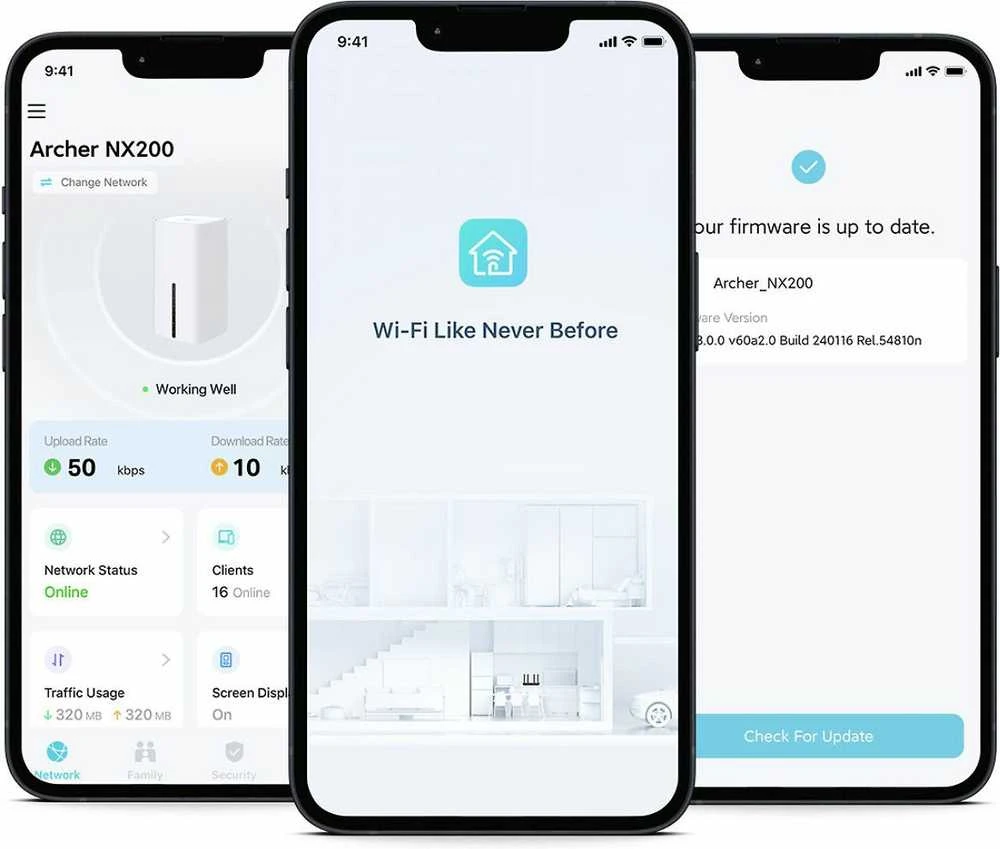 Modemas TP-LINK Archer NX200-5G Dual Band 5G/4G/3G -modeemi ja WiFi6 -tukiasema