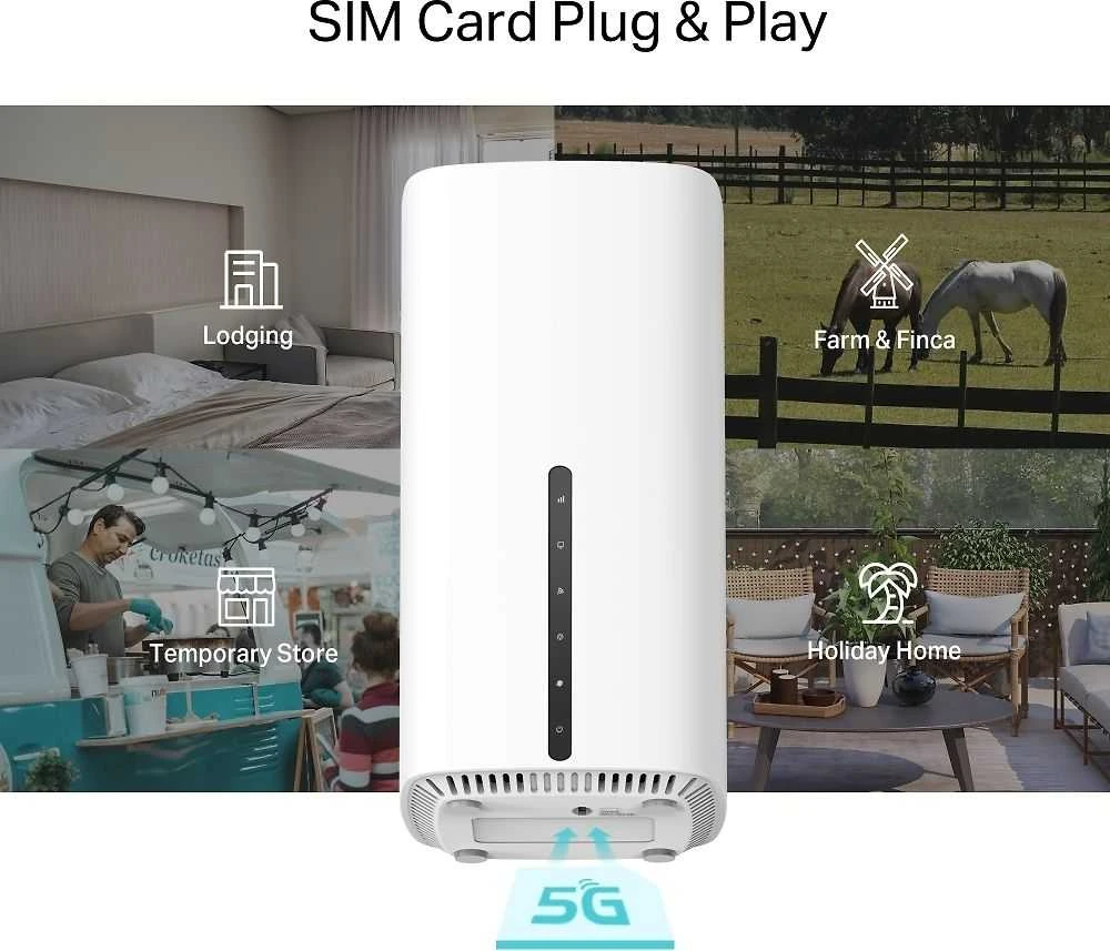 Modemas TP-LINK Archer NX200-5G Dual Band 5G/4G/3G -modeemi ja WiFi6 -tukiasema