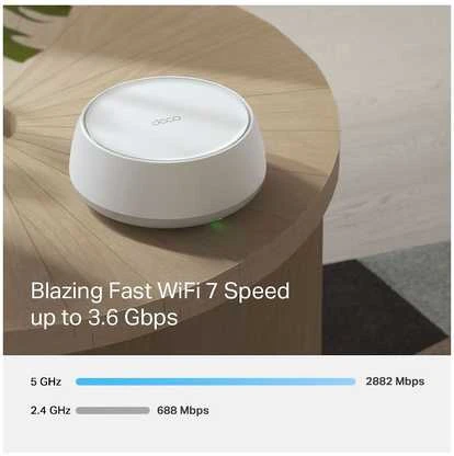 Maršrutizatorius TP-LINK | BE3600 viso namo tinklelio „Whole Home Mesh WiFi 7“ sistema (2 vnt. pakuotė) | Deco BE22 | 802.11ax | Ethernet LAN (RJ-45) jungtys 2 | Tinklo palaikymas: Taip | MU-MiMO: Ne | Nėra mobiliojo plačiajuosčio ryšio