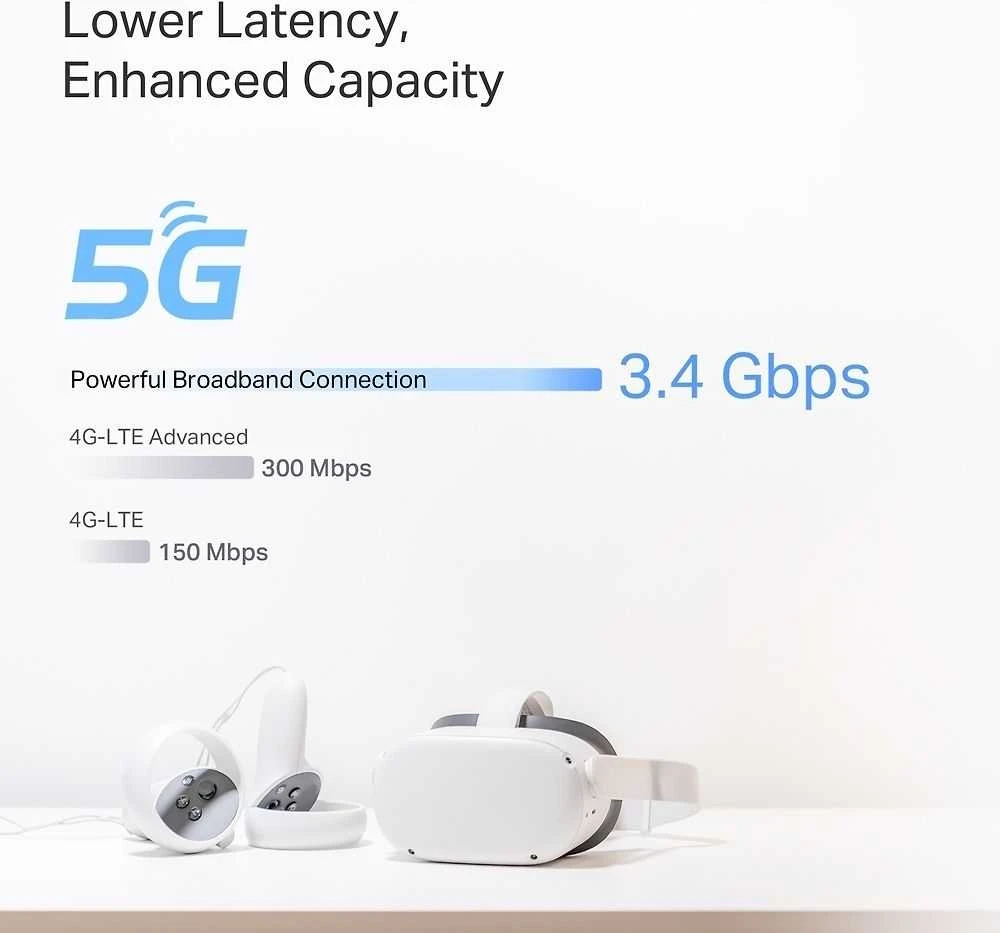 Maršrutizatorius TP-Link Deco BE65-5G WiFi 7 Mesh sistema 5G BE11000 Tri-Band, 3x 2.5 GbE LAN/WAN