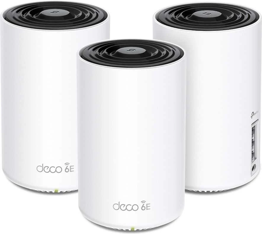 Maršrutizatorius TP-LINK Deco XE75 Tri-Band WiFi 6E -Mesh-järjestelmä, 3-pack