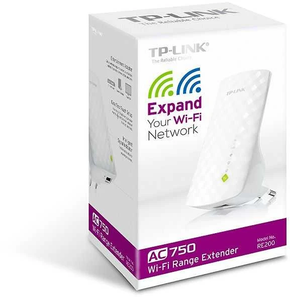 Maršrutizatorius TP-LINK RE200 Dviejų juostų Wi-Fi stiprintuvas