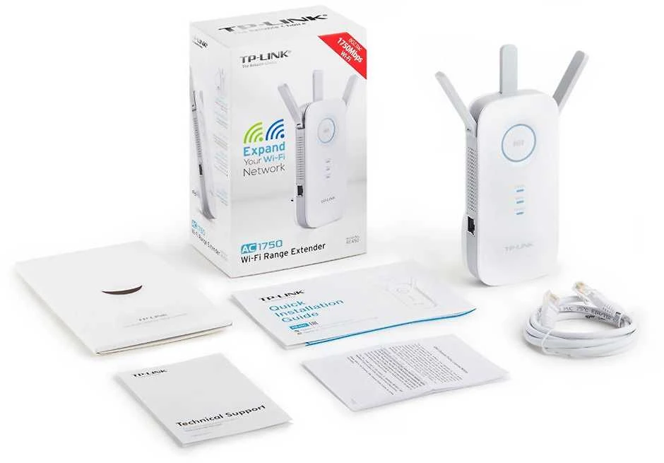Maršrutizatorius TP-LINK RE450 Dviejų juostų Wi-Fi grotuvas