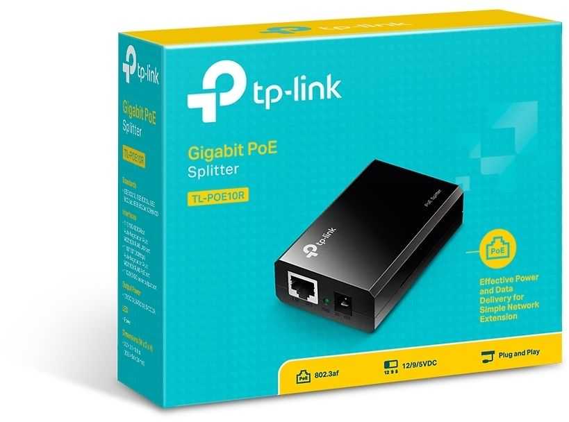 Maršrutizatorius TP-LINK TL-POE10R PoE skirstytuvas