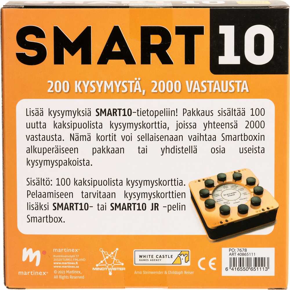 Smart10 Kysymykset 5 -lisäkortit